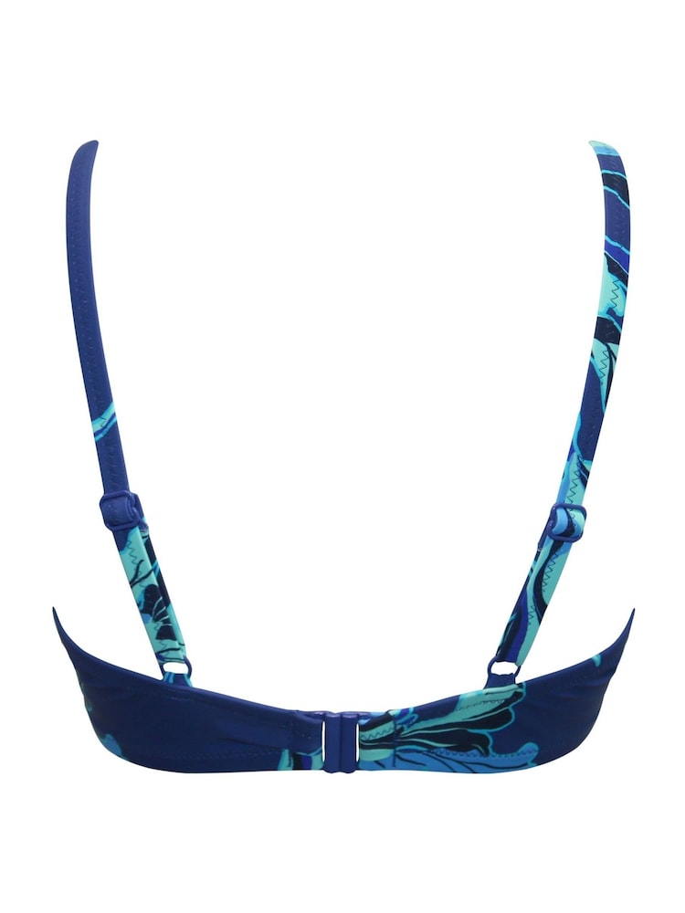 Pour Moi Navy Non Padded Underwired Palermo Bikini Top - Image 4 of 4 Pour Moi Navy Non Padded Underwired Palermo Bikini Top - Image 4 of 4