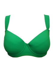 ירוק - Pour Moi חזיית ביקיני עם ברזלים, דגם Malibu - תמונה 3 מתוך 3