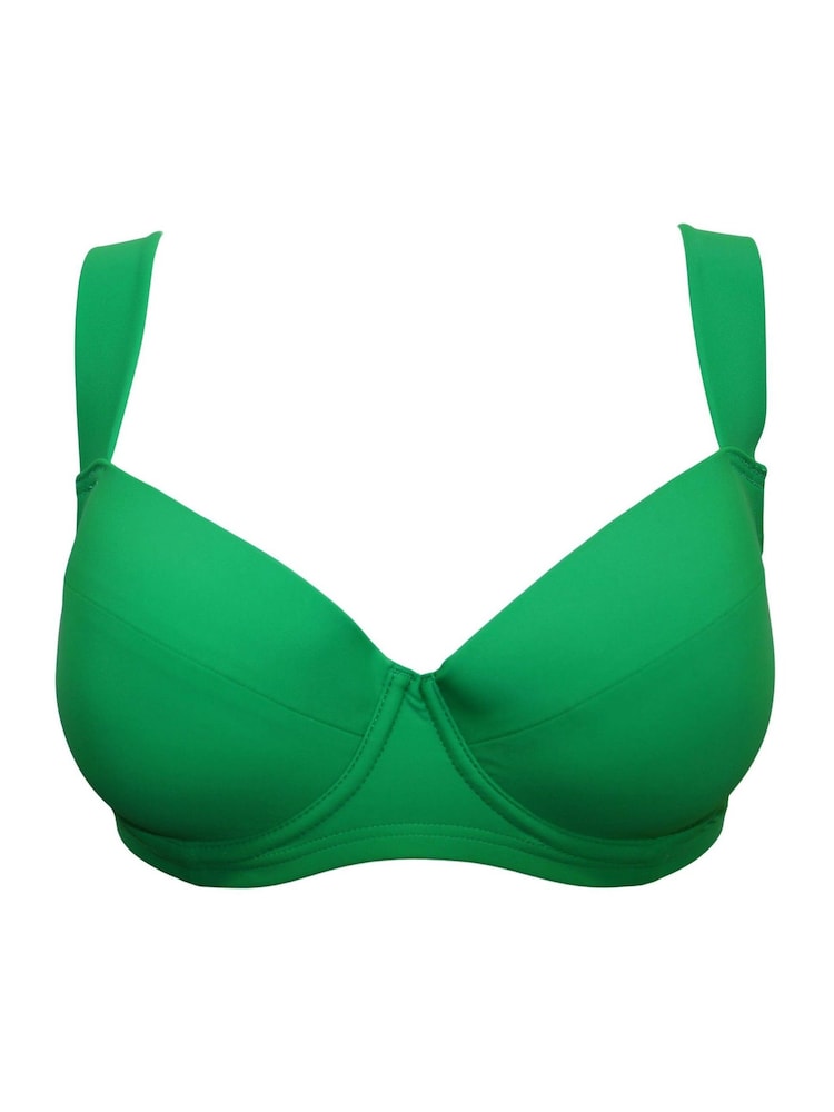 ירוק - Pour Moi חזיית ביקיני עם ברזלים, דגם Malibu - תמונה 3 מתוך 3 ירוק - Pour Moi חזיית ביקיני עם ברזלים, דגם Malibu - תמונה 3 מתוך 3