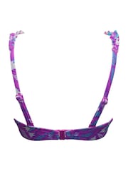 Pour Moi Purple Non Padded Ocean Breeze Bikini Top - Image 4 of 4