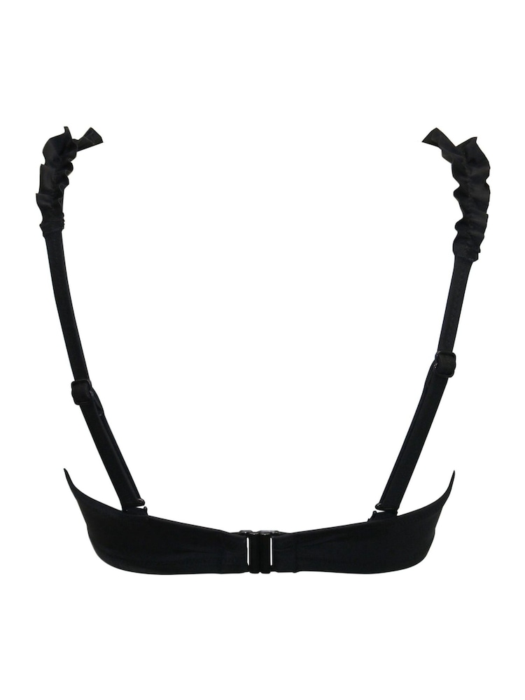 Pour Moi Black Non Padded Ocean Breeze Bikini Top - Image 4 of 4 Pour Moi Black Non Padded Ocean Breeze Bikini Top - Image 4 of 4