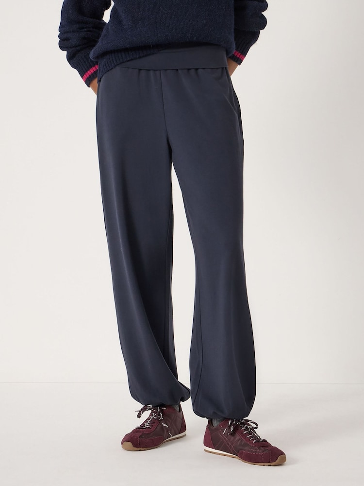 Hush Blue Amelia Bubble Hem Trousers - Image 1 of 5