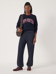 Hush Blue Amelia Bubble Hem Trousers - Image 2 of 5