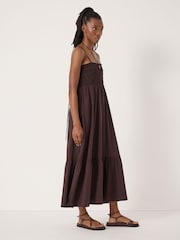 Hush Leni Shirred Linen Beach Dress - صورة 2 من 6