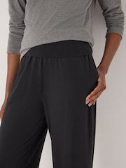 Hush Black Amelia Bubble Hem Trousers - Image 4 of 5