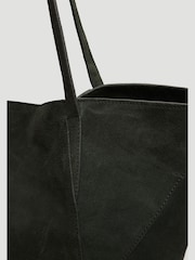 Hush Green Saffie Suede Panel Tote Bag - Image 3 of 6