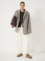 Hush Grey Pure Wool Double Faced Blazer - Image 2 of 5