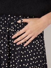 Hush Black Cesca Polka Dot Asymmetric Skirt - Image 3 of 6