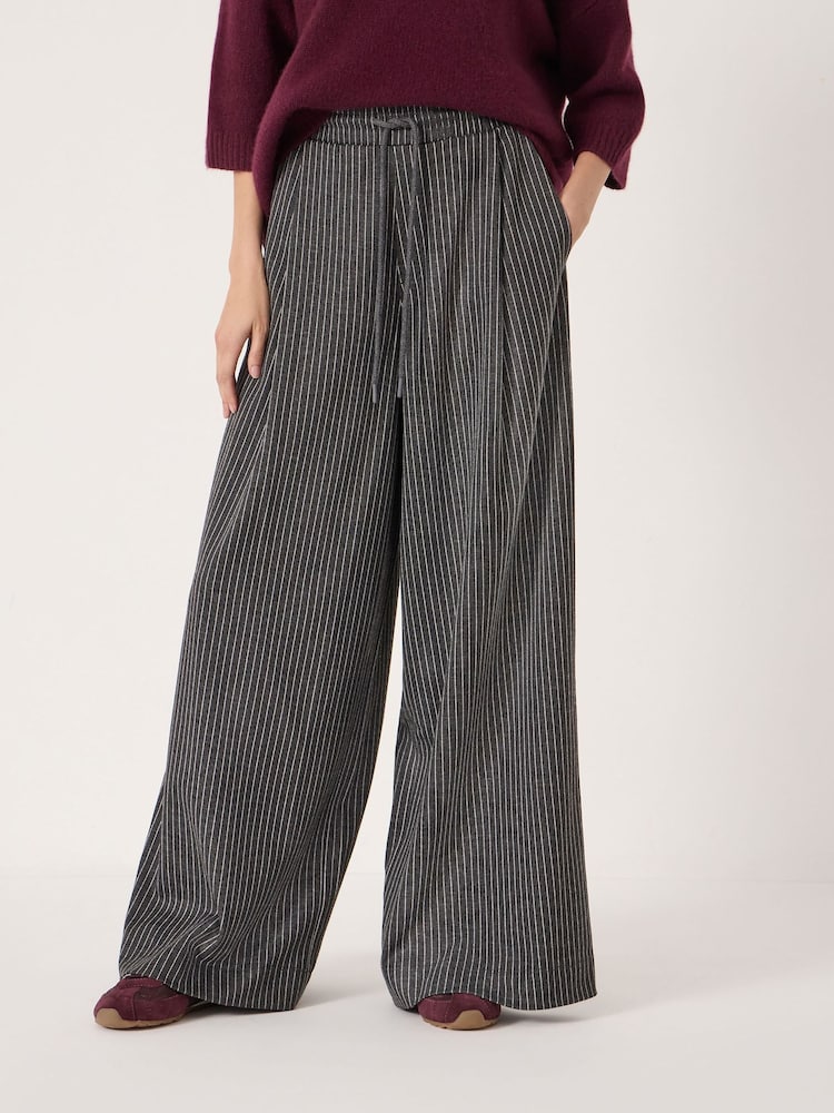 Hush Grey Taylor Side Stripe Trousers - Image 2 of 5 Hush Grey Taylor Side Stripe Trousers - Image 2 of 5