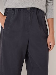 Hush Blue Jack Barrel Leg Pull On Trousers - Image 4 of 5