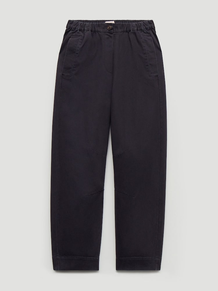 Hush Blue Jack Barrel Leg Pull On Trousers - Image 5 of 5