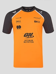 Castore Orange Official Lando Norris McLaren F1 Team T-Shirt - Image 1 of 6