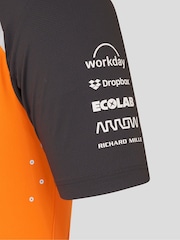 Castore Orange Official Lando Norris McLaren F1 Team T-Shirt - Image 4 of 6
