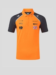 Castore Orange Official Lando Norris McLaren F1 Team Polo Shirt - Image 1 of 7