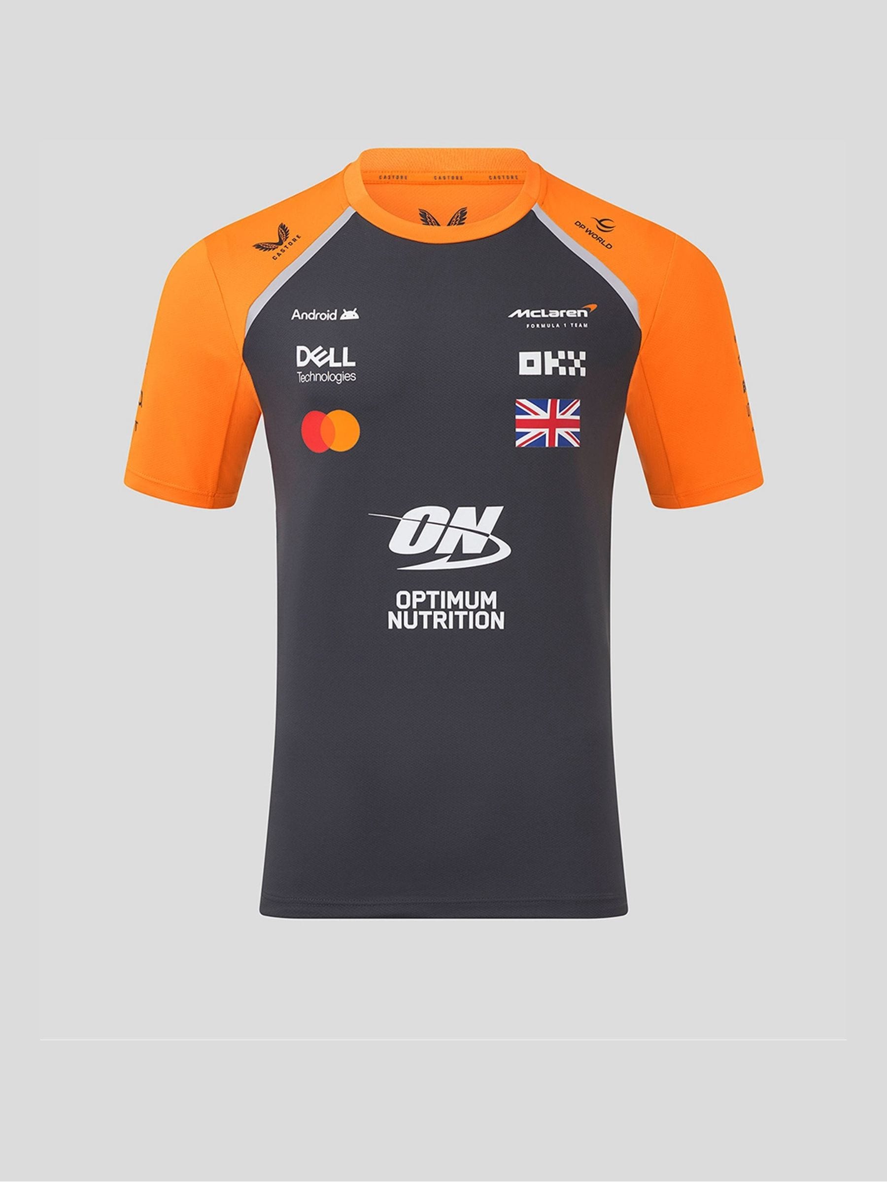 Buy Castore Black Official Lando Norris McLaren F1 Team T-Shirt
