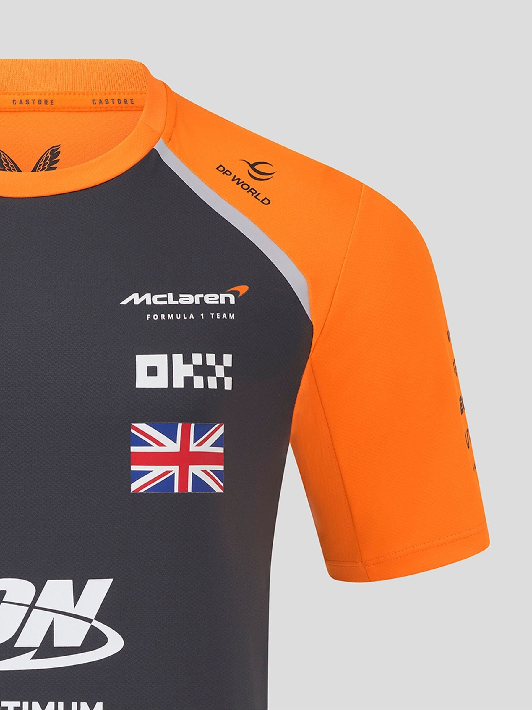 Buy Castore Black Official Lando Norris McLaren F1 Team T-Shirt