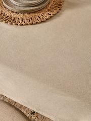 Natural Washed Cotton Table Cloth - Image 3 of 4