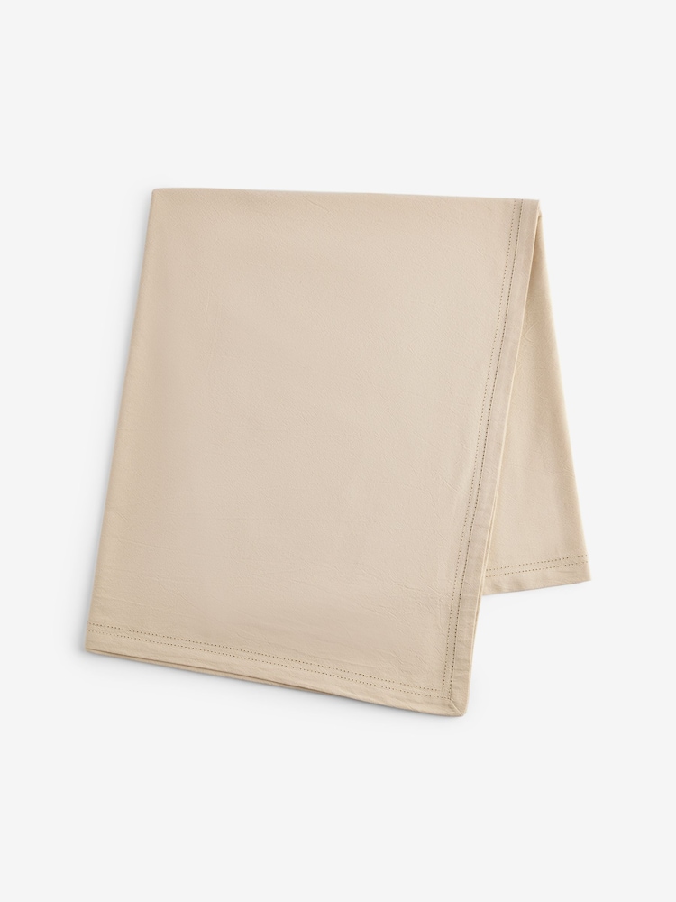 Natural Washed Cotton Table Cloth - Image 4 of 4