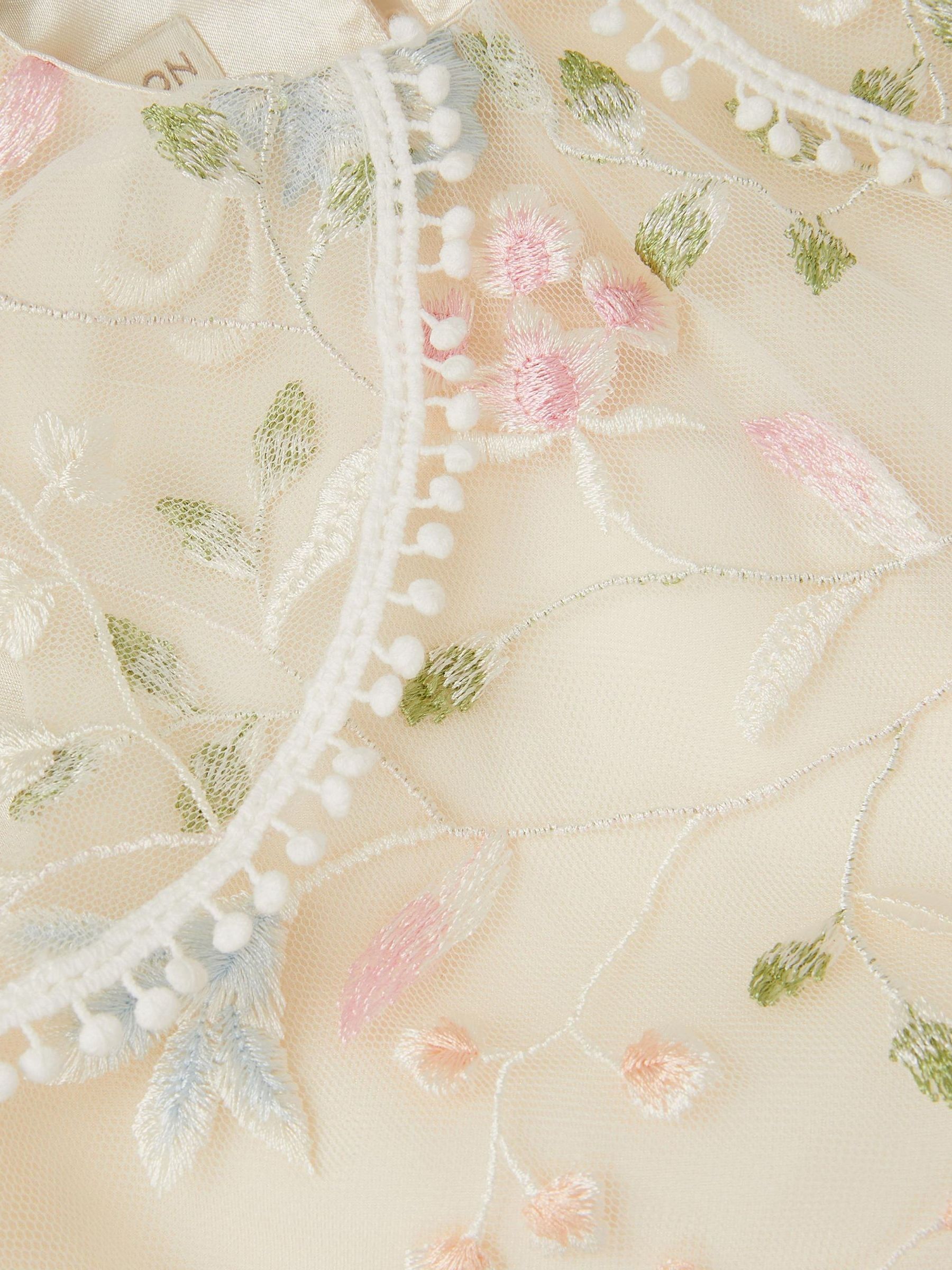 Next：日本 Monsoon ベビー フローラル 刺繍入り スイング ドレス from