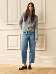Laura Ashley Mid Wash Denim Barrel Jeans - Image 1 of 7