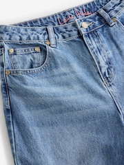 Laura Ashley Mid Wash Denim Barrel Jeans - Image 6 of 7