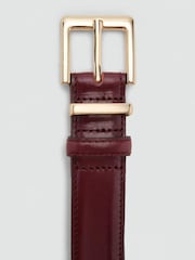 Mango Red Leather Belt - Image 3 of 3