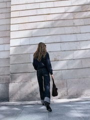 Mango Green Check Zip Up Cardigan - Image 2 of 6