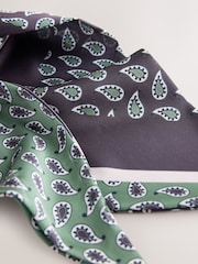 Berry Paisley Scarf Chain Belt - Image 6 of 6