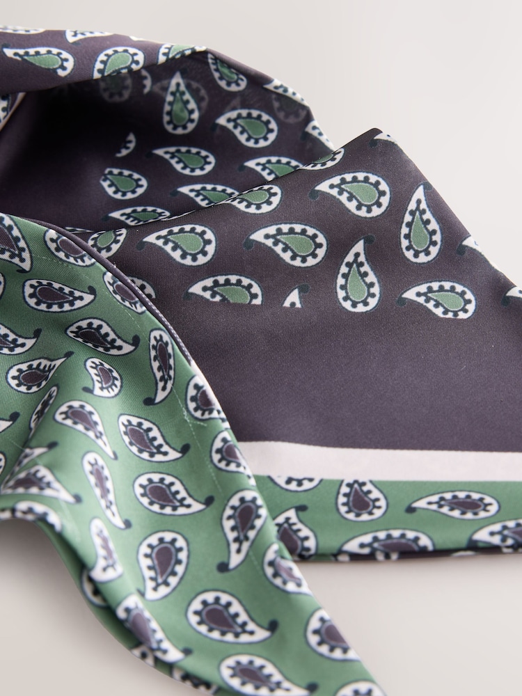 Berry Paisley Scarf Chain Belt - Image 6 of 6
