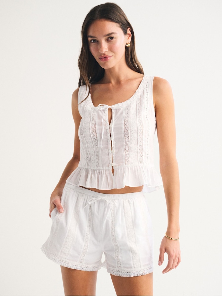 Abercrombie & Fitch Voile Pull-On Shorts - Изображение 1 7