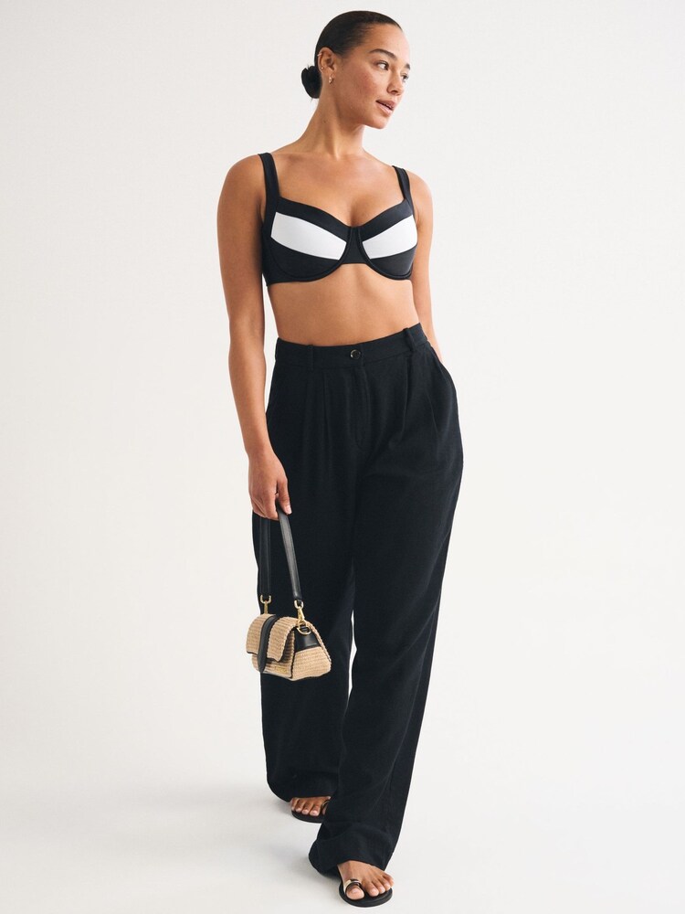 Abercrombie & Fitch Curve Love Wide Strap Underwire Bikini Top - Afbeelding 2 van 5 Abercrombie & Fitch Curve Love Wide Strap Underwire Bikini Top - Afbeelding 2 van 5