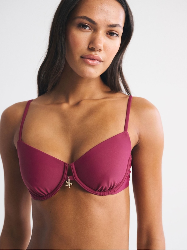 Abercrombie & Fitch Balconette Charm Bügel-Bikinioberteil - Bild 1 von 6