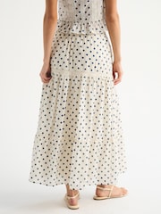 白色 - Abercrombie & Fitch Embroidery Mini Skirt - 圖片 3/5