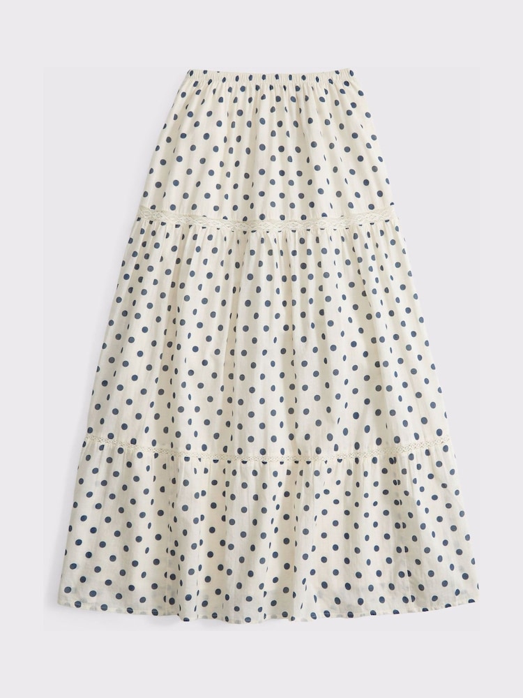 白色 - Abercrombie & Fitch Embroidery Mini Skirt - 圖片 5/5