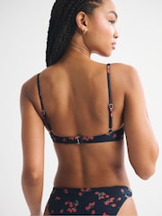 Abercrombie & Fitch Blue Balconette Underwire Bikini Top - Image 2 of 5