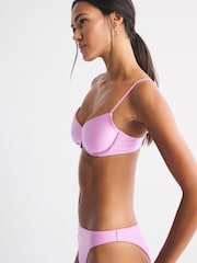 Abercrombie & Fitch Purple Starfish Balconette Underwire Bikini Top - Image 2 of 3