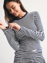 Πλεκτό μπλουζάκι Abercrombie & Fitch με Μακρύ μανίκι και σχέδιο Cozy Lounge - Εικόνα 1 από 6