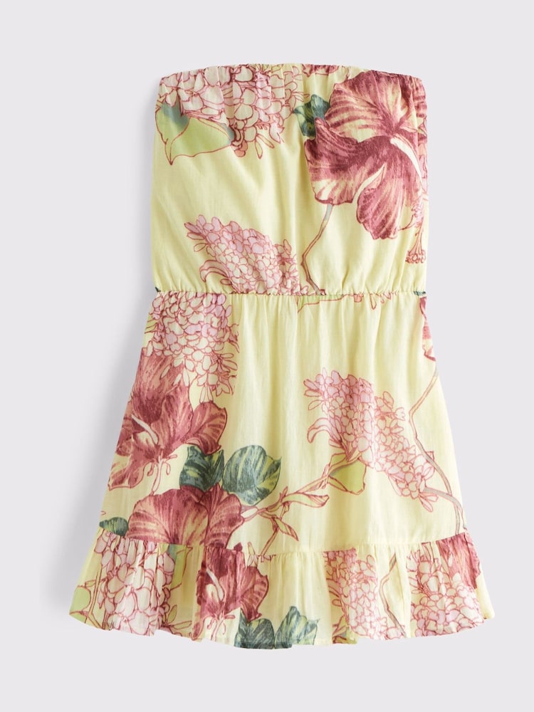 Abercrombie & Fitch Strapless Easy Waist Mini Dress - Imaginea 6 din 6