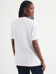Abercrombie & Fitch White Sorrento Graphic Oversized T-Shirt - Image 4 of 6