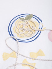 Abercrombie & Fitch White Sorrento Graphic Oversized T-Shirt - Image 6 of 6