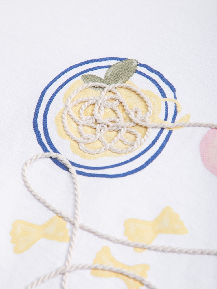 Abercrombie & Fitch White Sorrento Graphic Oversized T-Shirt - Image 6 of 6