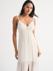 Abercrombie & Fitch Midikleid ohne BH und Knopfleiste - Bild 5 von 7