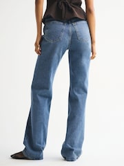 Svetlo Plavo - Abercrombie & Fitch High Rise 90's Relaxed Jeans - Slika 5 od 7