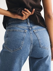 Svetlo Plavo - Abercrombie & Fitch High Rise 90's Relaxed Jeans - Slika 6 od 7