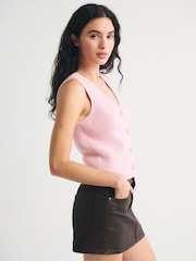 Abercrombie & Fitch Chunky Button Through Vest Top - Slika 4 od 7