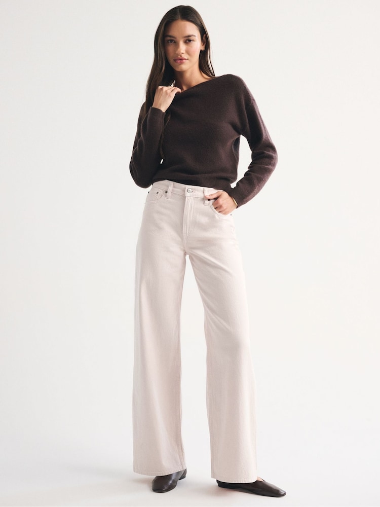 Rozo - Abercrombie & Fitch High Rise široke farmerke - Slika 1 od 7