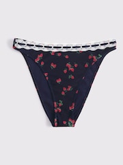 Abercrombie & Fitch Blue Mid Rise Bikini Bottoms - Image 5 of 5
