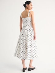 Weiß - Abercrombie & Fitch Mila Midi Dress - Bild 2 von 5