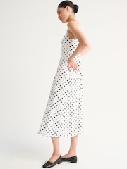 Weiß - Abercrombie & Fitch Mila Midi Dress - Bild 4 von 5