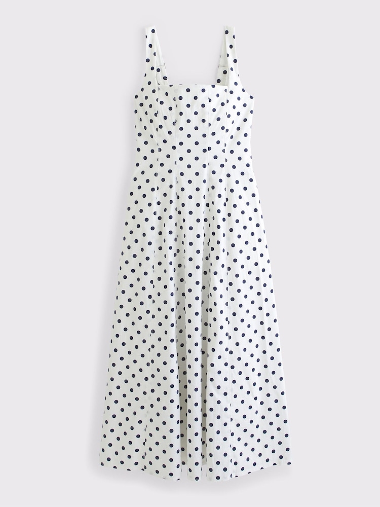 Weiß - Abercrombie & Fitch Mila Midi Dress - Bild 5 von 5